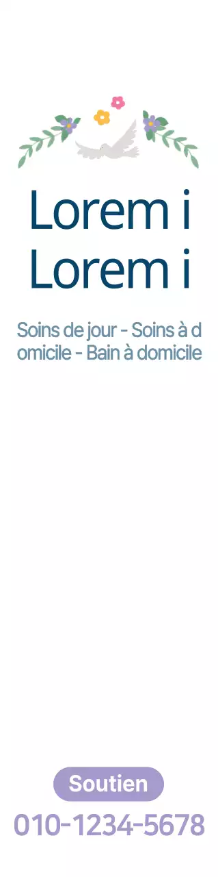 Un document promotionnel chaleureux et accueillant pour un centre de réadaptation avec des illustrations colorées.