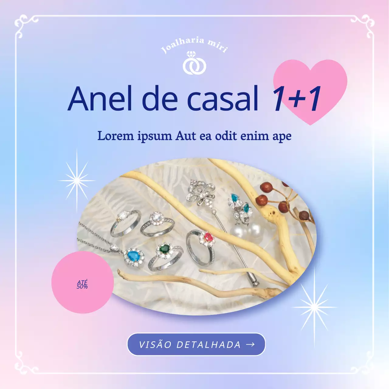 Rosa e azul claro para uma bela venda de acoplamento