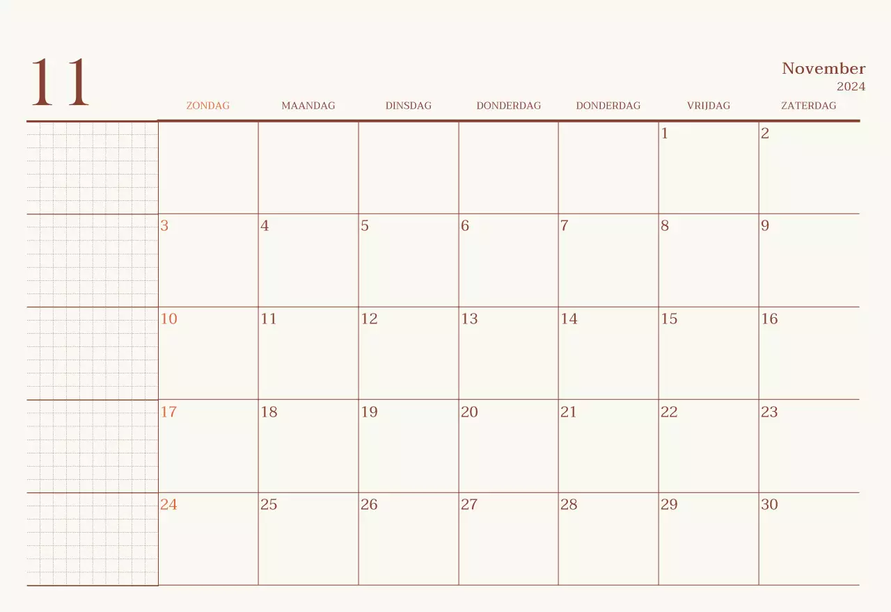 Emotionele fotolay-out voor café in beige en bruin