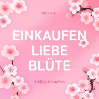 Niedliche Illustrationen mit einem rosa Thema Frühling bietet