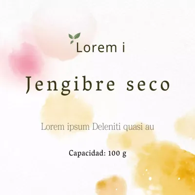Jengibre seco