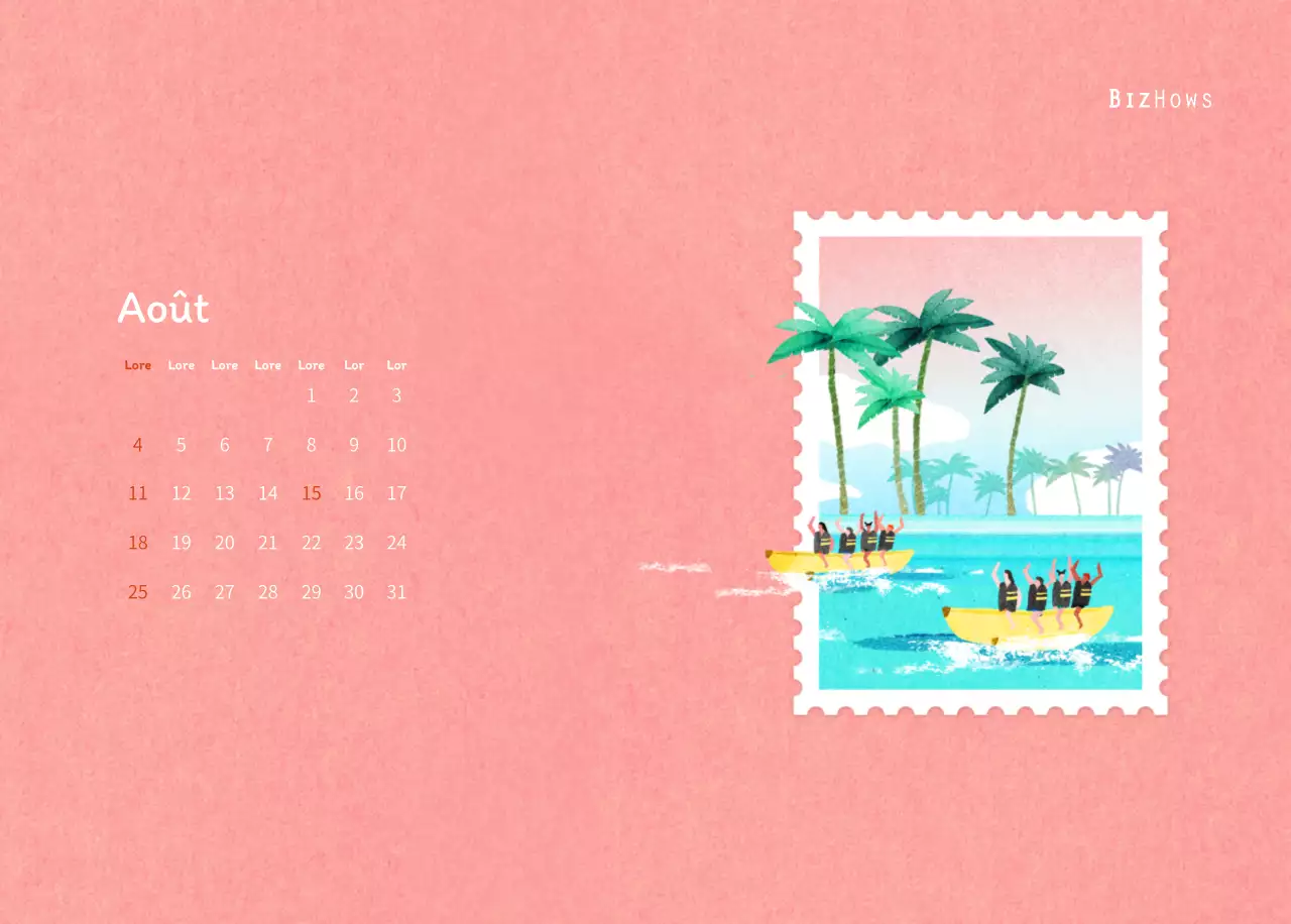 Illustrations de timbres avec un concept chaleureux
