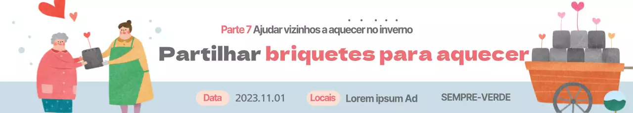 Partilha de briquetes