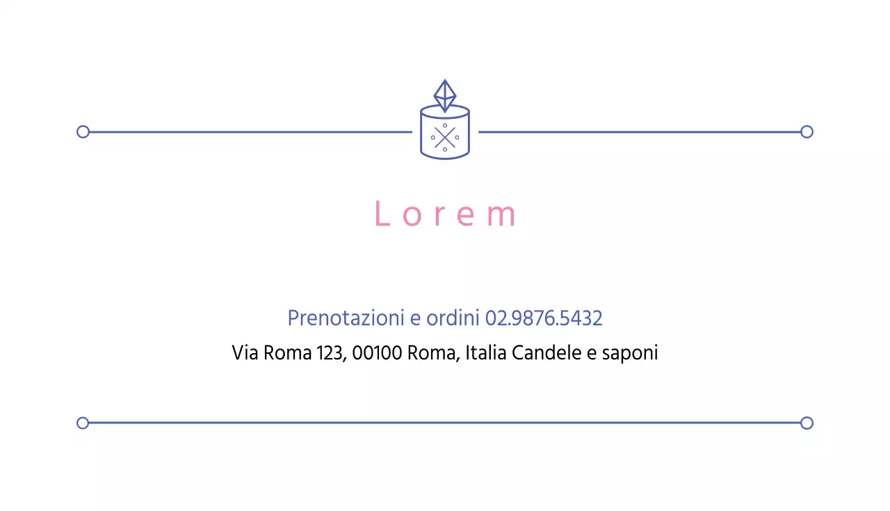 Laboratorio di sapone per candele