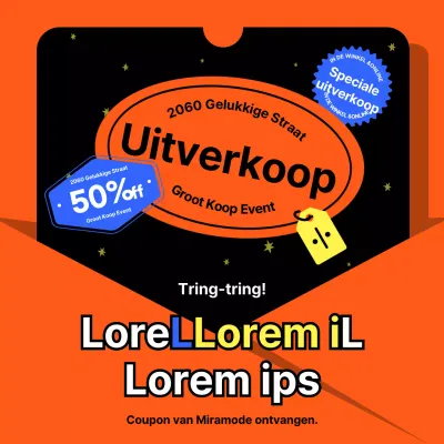 Nieuwjaarsuitverkoop met berichtkaartconcept