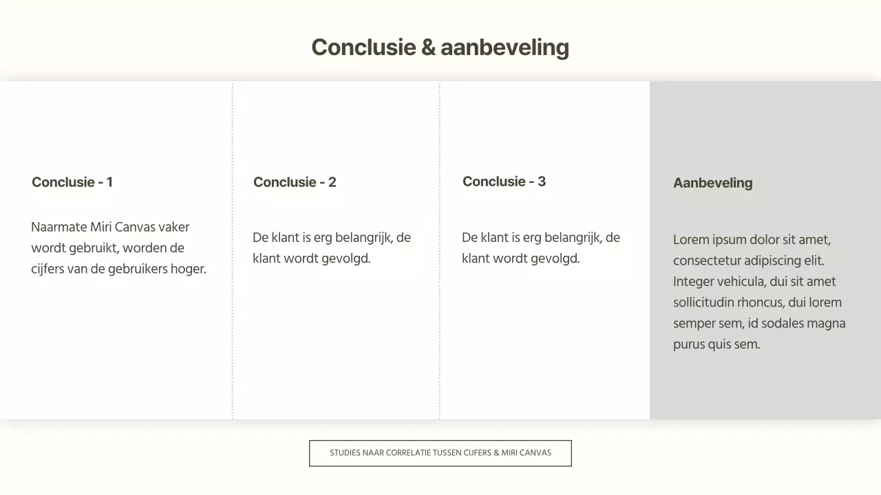 Een gebroken witte, opgeruimde, minimalistische basispresentatie op papier