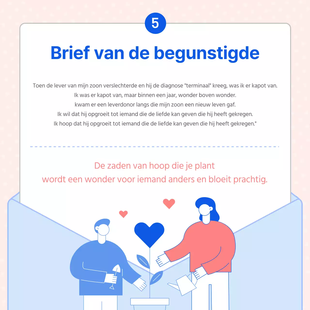 Dag van de Orgaandonatie Campagne Orgaandonatie, het prachtige geschenk van een tweede leven.