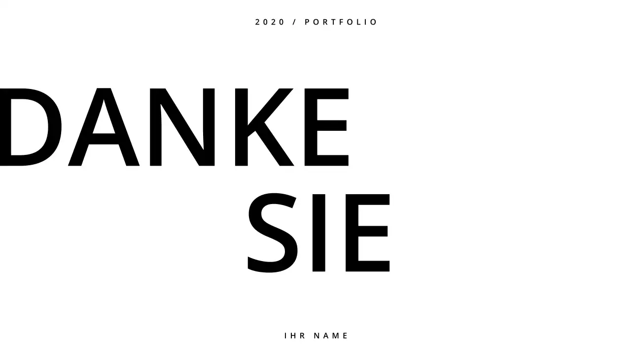 Eine einfache Mappe in Weiß und Schwarz