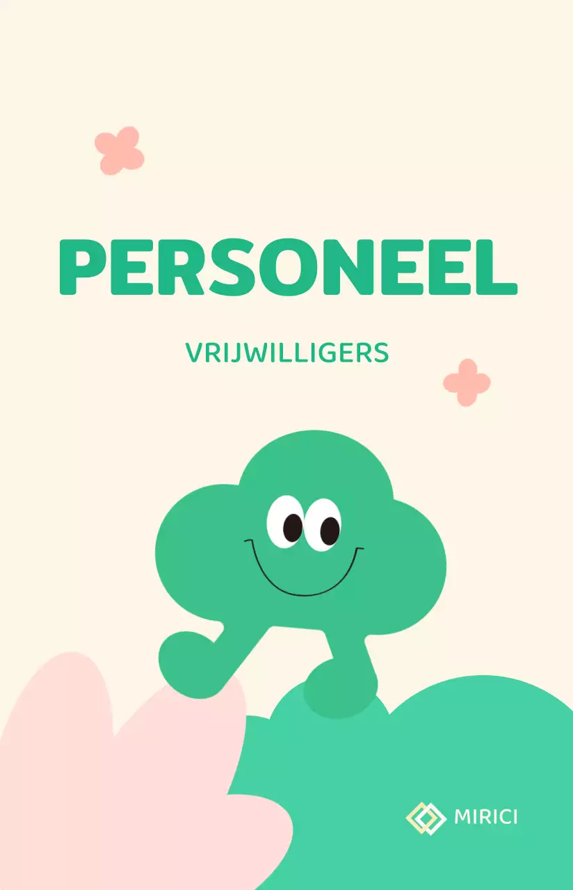 Een kleurrijk en schattig campagneprofiel in de stijl van karakterillustraties