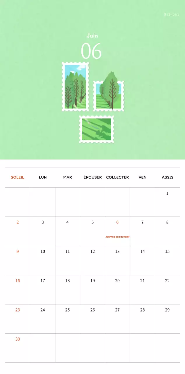 Illustrations de timbres avec un concept chaleureux