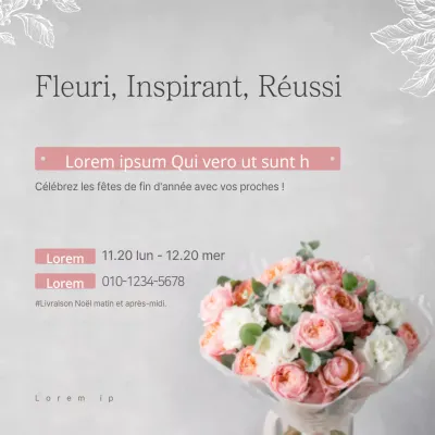Fleuri, Inspirant, Réussi