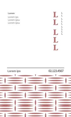 Etiquette publicitaire marron pour une clinique de médecine traditionnelle orientale