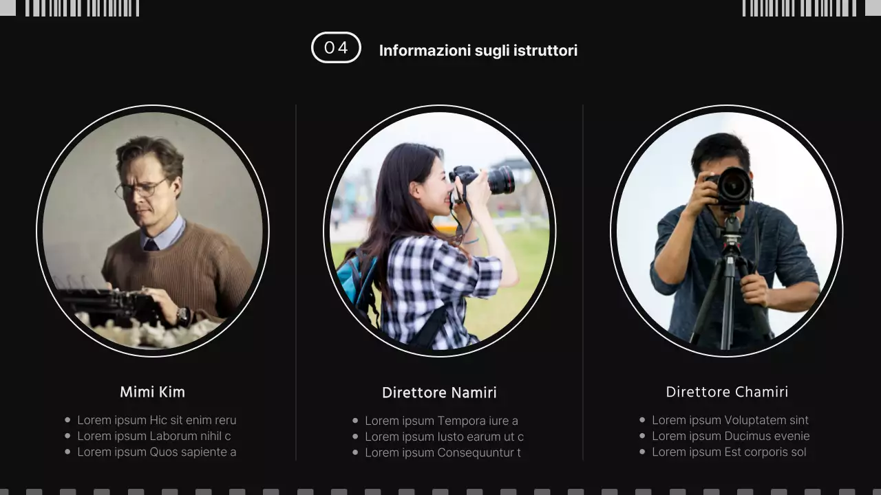 Concetto di film in bianco e nero per promuovere l'Accademia del Cinema