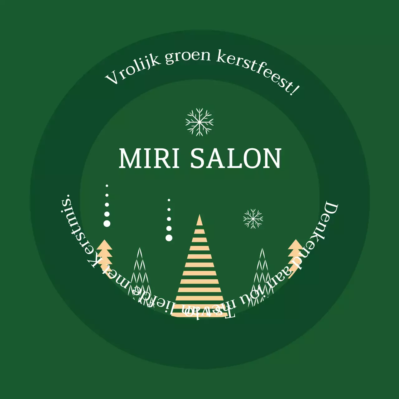 Abstract Geïllustreerde Kerstlabels