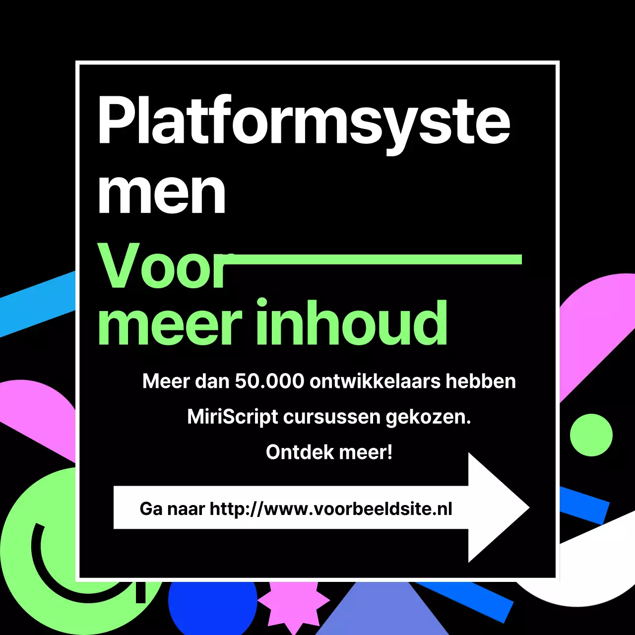 Over het aanbevelingsalgoritme voor zwarte en kleurrijke geometrische vormen