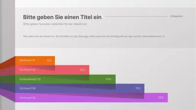 Einfaches dreidimensionales Konzeptdiagramm mit gefaltetem Aussehen