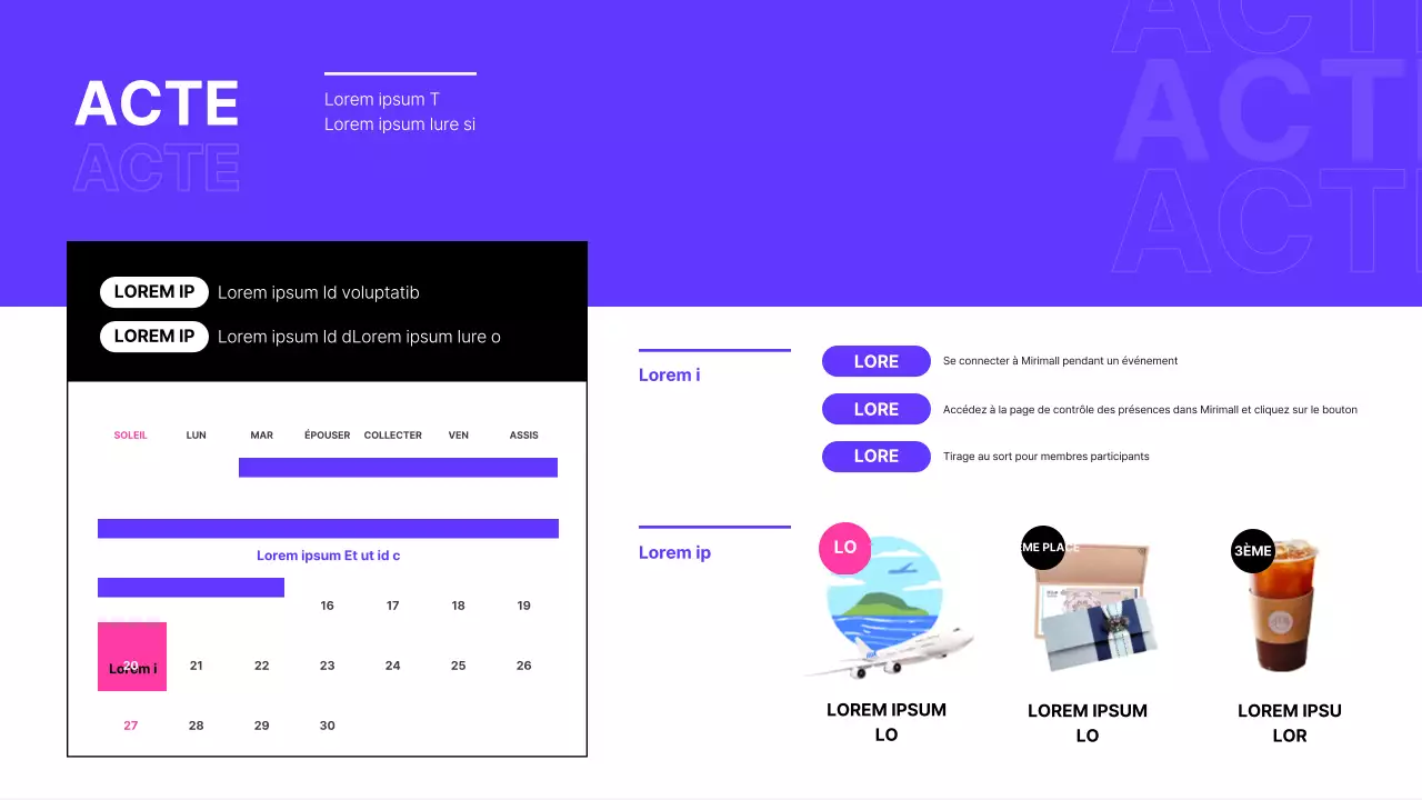 Planificateur d'événements pour le centre commercial du vendredi noir en noir et violet