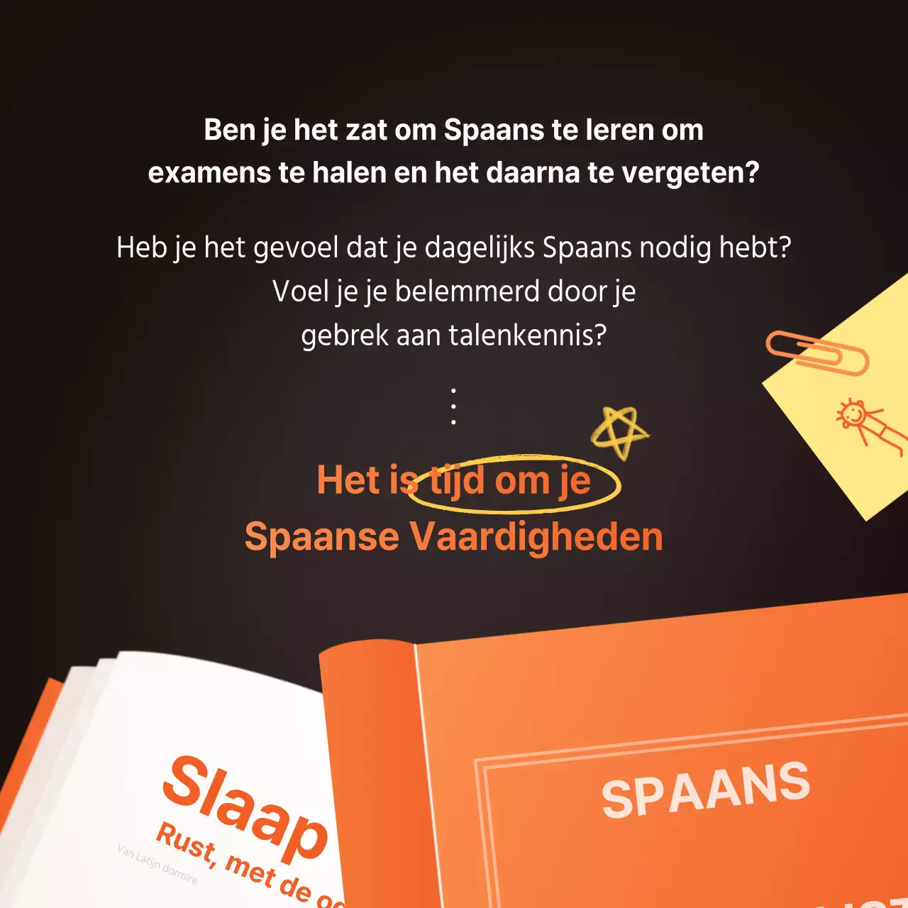 oranje geel bruin boek illustratie engelse academie publiciteitskaart nieuws