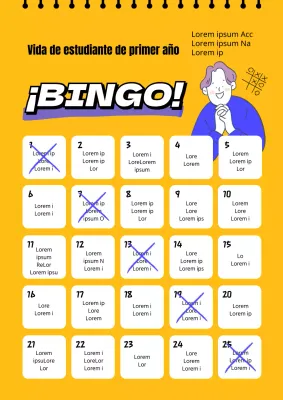 Mission Bingo, una misión fresca en vibrantes tonos amarillos