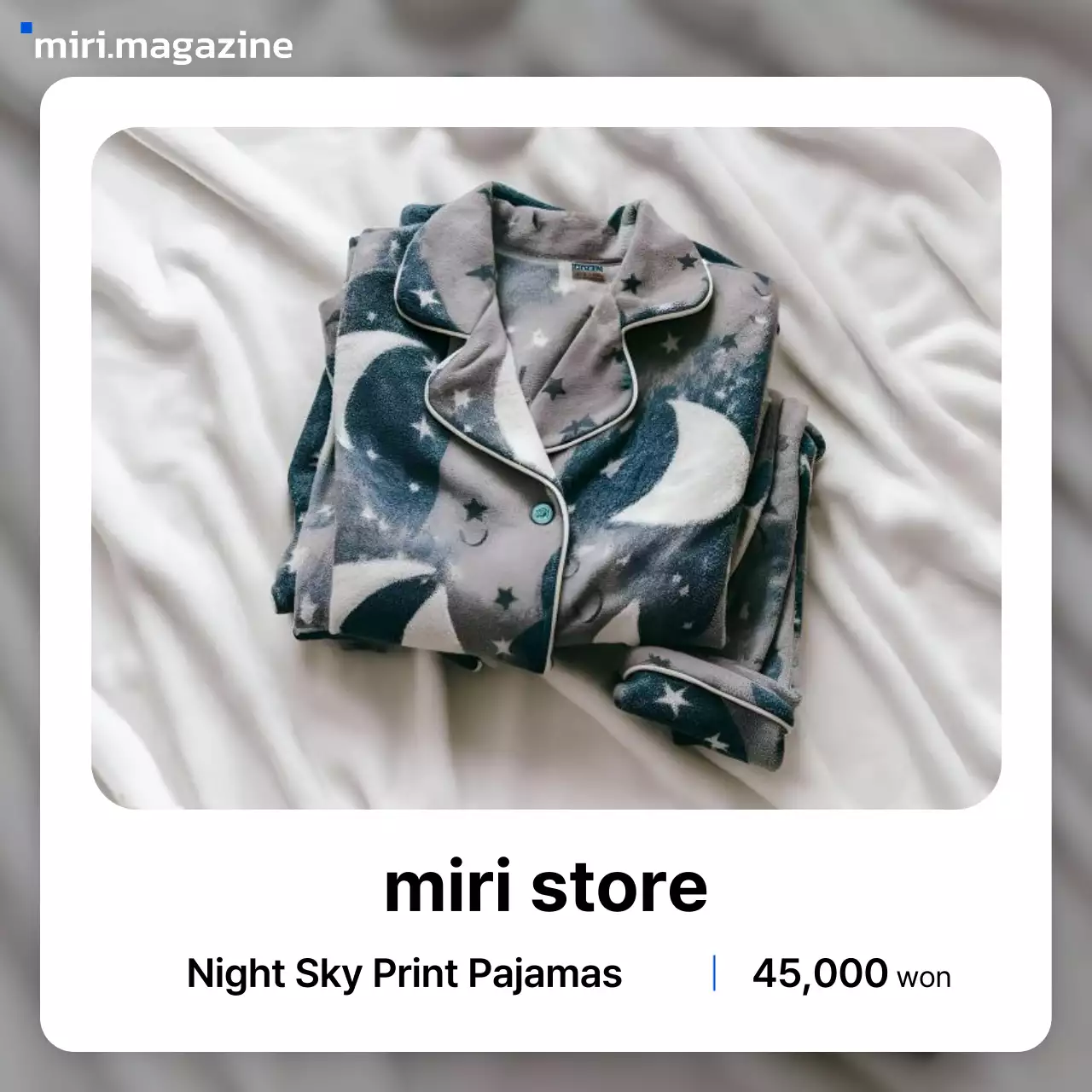 Anúncio de moda moderno azul claro