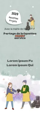 Partage des briquettes