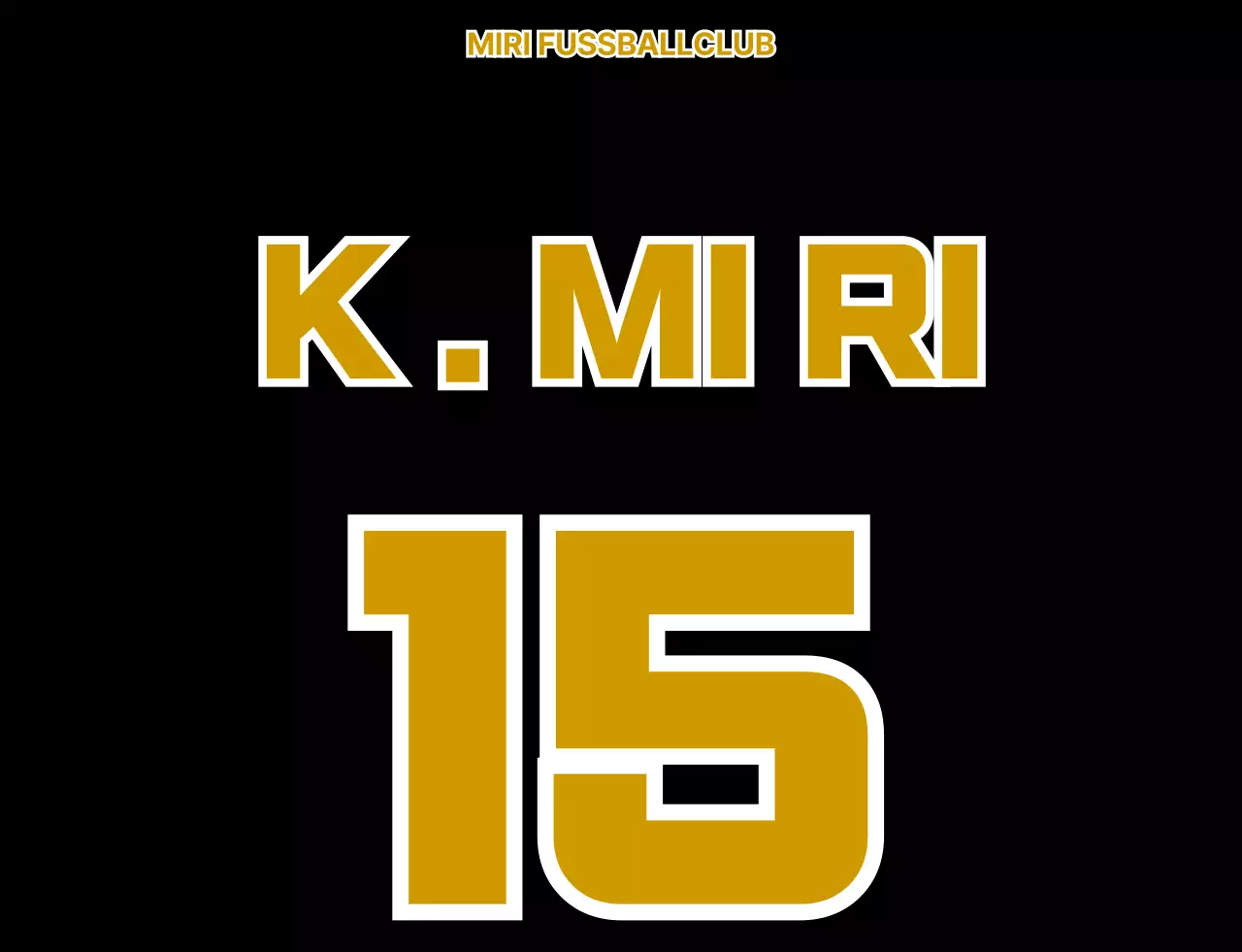 Mitgliedschaft Fußball Weste mit schwarz und gold Bär Illustration Fußball-Club-Logo