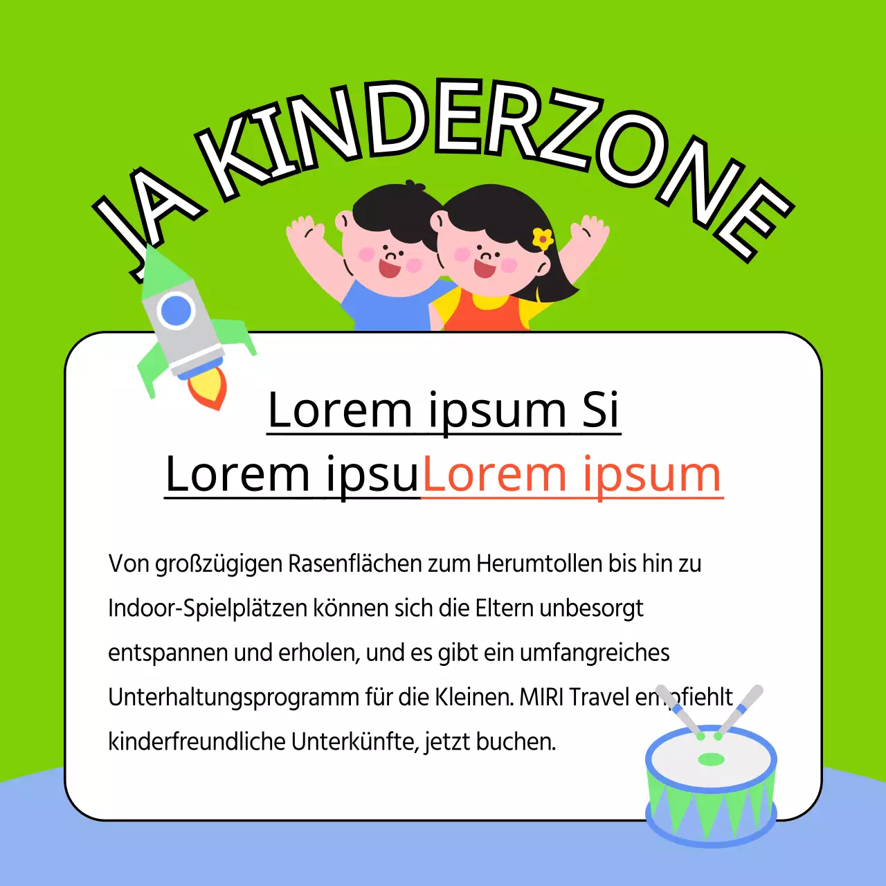 Niedliche, farbenfrohe und kinderfreundliche Orte zum Übernachten