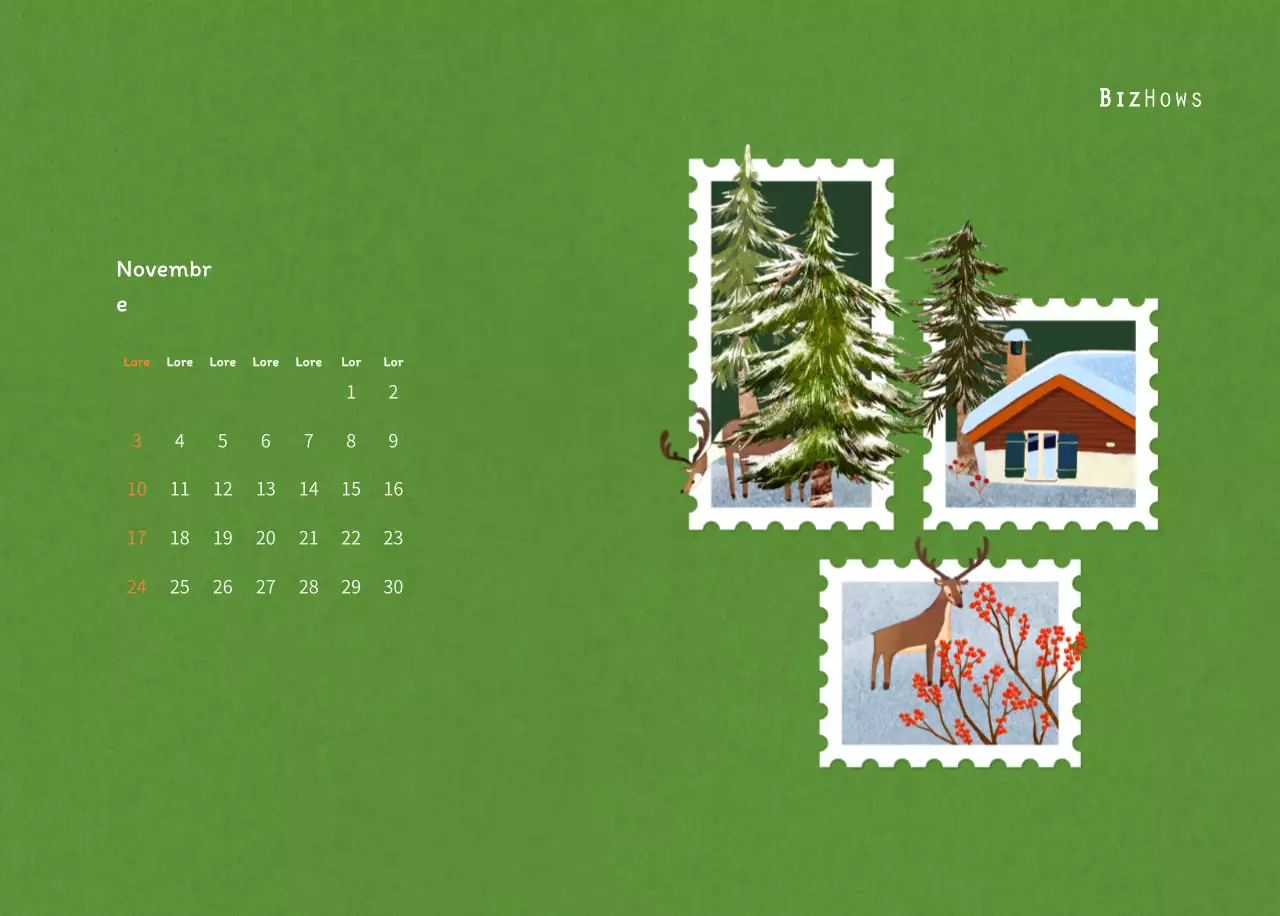 Illustrations de timbres avec un concept chaleureux