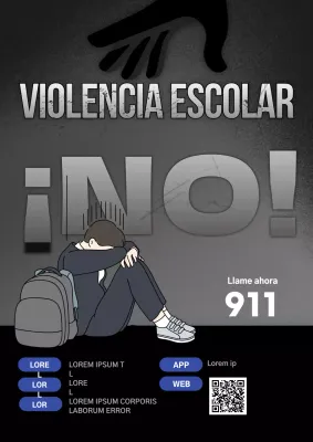 Textura negra oscura Denunciar la violencia escolar