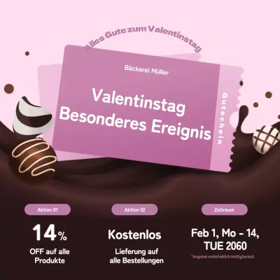 Purple Simple ChocolateIllustrationValentinstagValentinstagEventsInstagramNews Feed