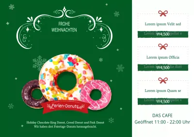 Weihnachts-Donuts