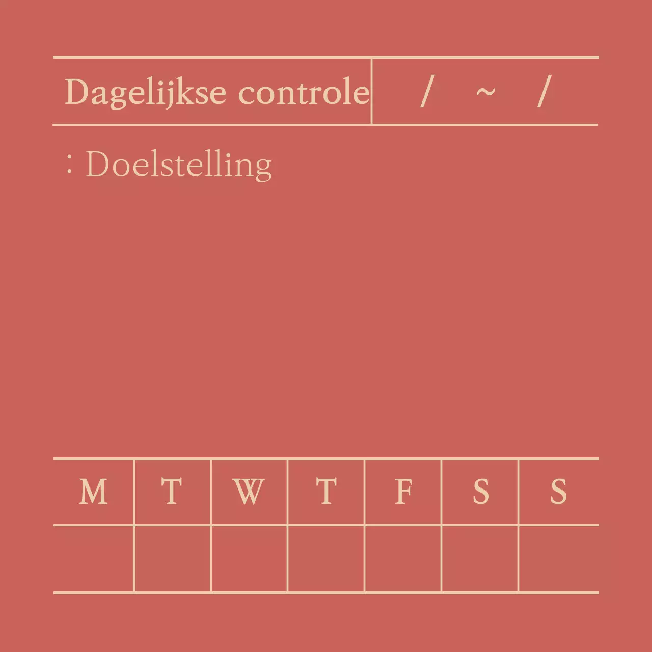 Schoon notitieblok conceptpatroon in warme kleuren