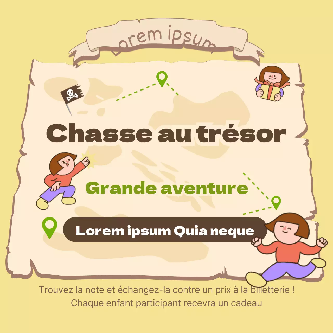 Chasse au trésor pour la journée des enfants
