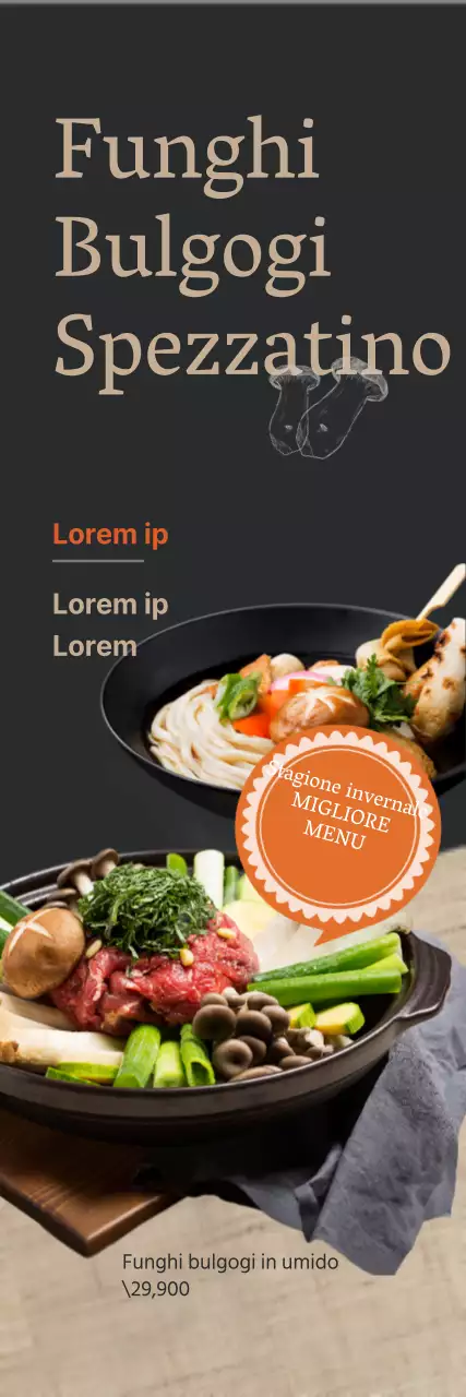 Hotpot di bulgogi ai funghi