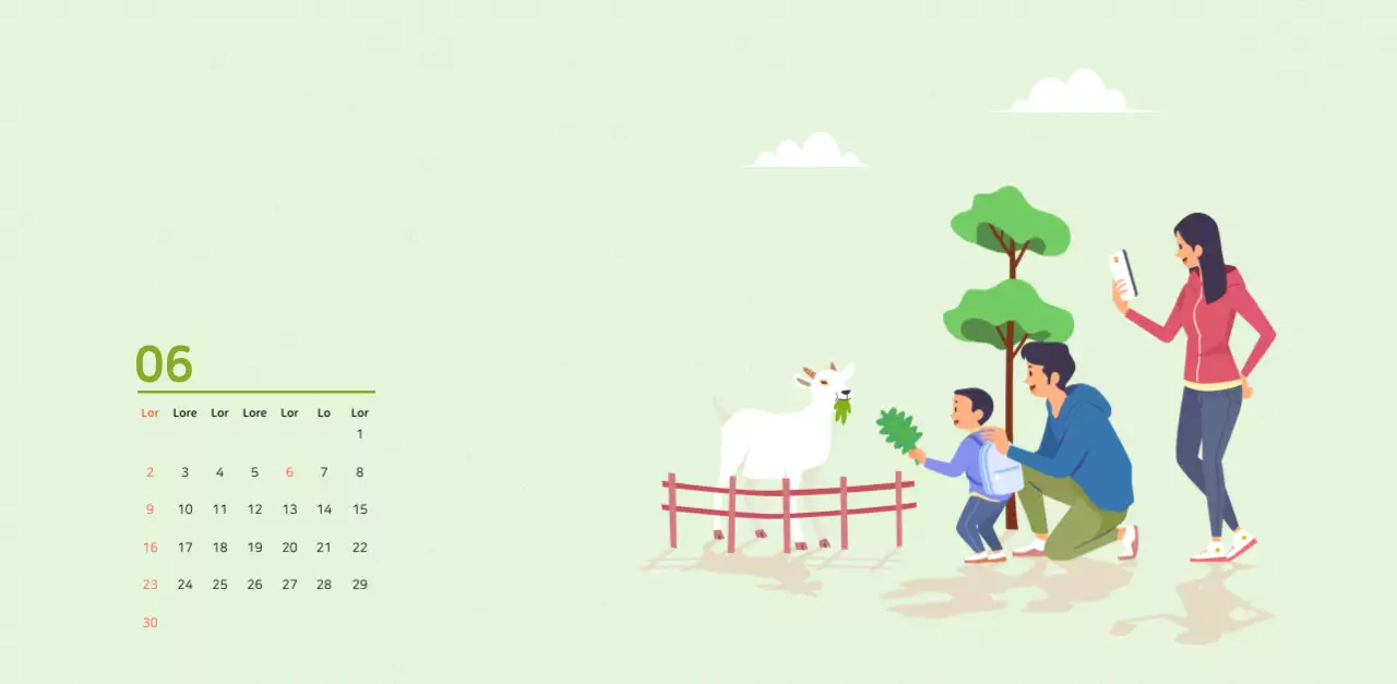 Mehrfarbige Familie Illustration Konzept