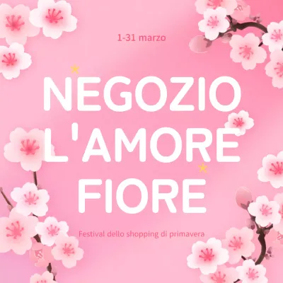 Simpatiche illustrazioni a tema rosa Offerte di primavera