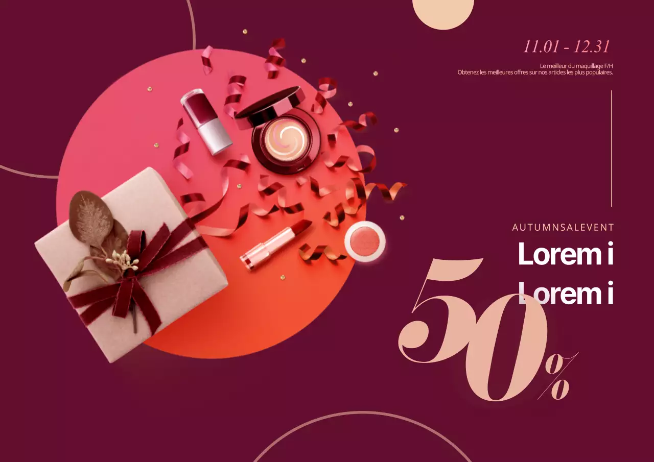 Vente de produits de beauté