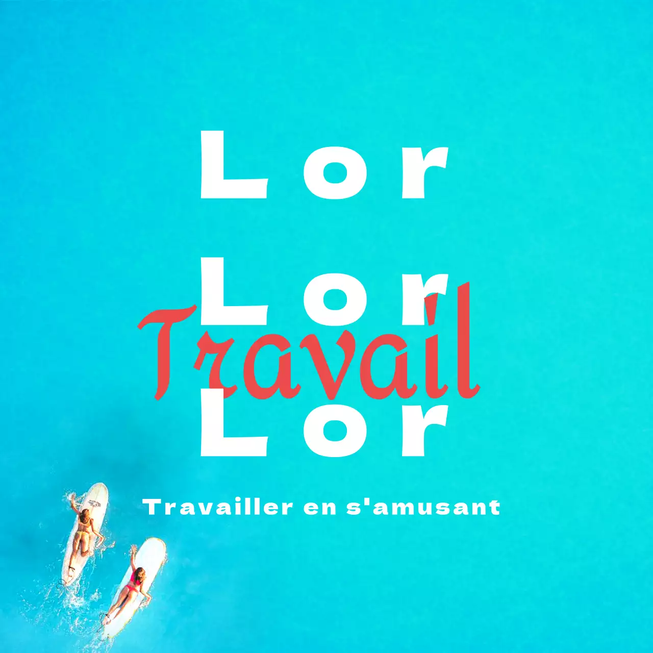 Un espace de travail bleu et jaune frais et net