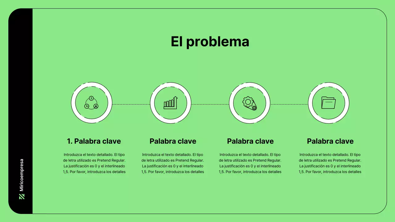 Ilustración de negocio con líneas simples en verde