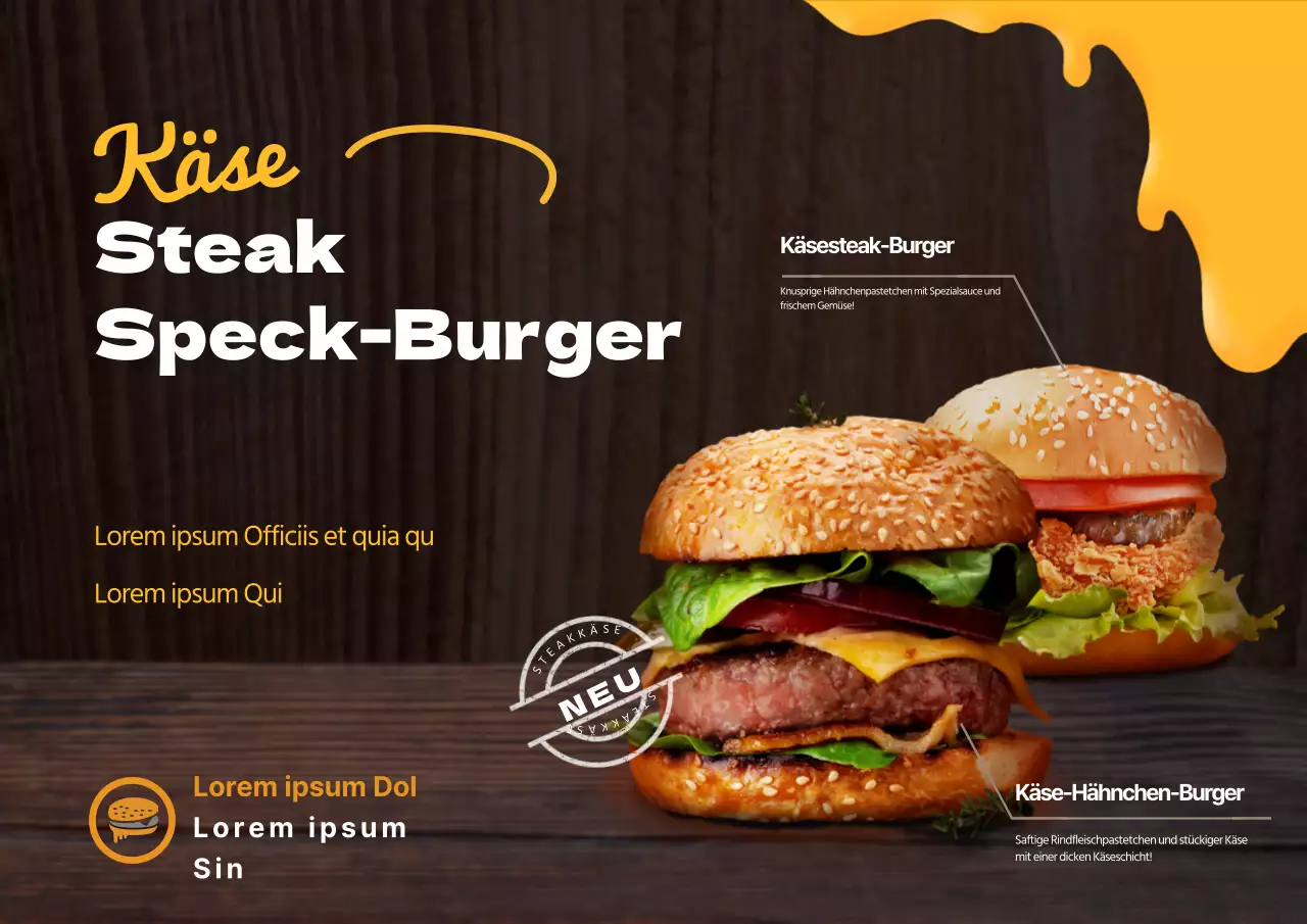 Werben Sie für Ihren Burger