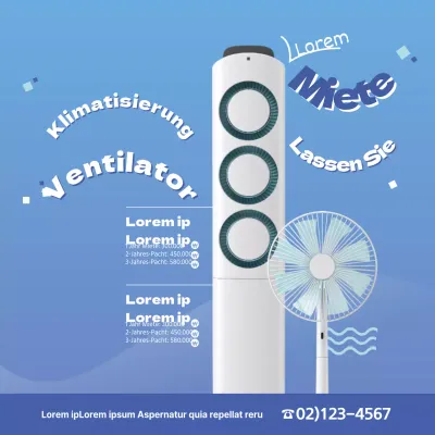 Lass uns eine Klimaanlage mieten