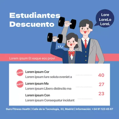 Descuento para estudiantes
