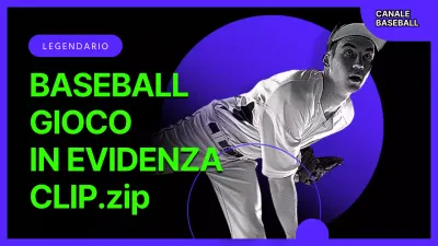 Una raccolta di frasi sul baseball in verde e viola