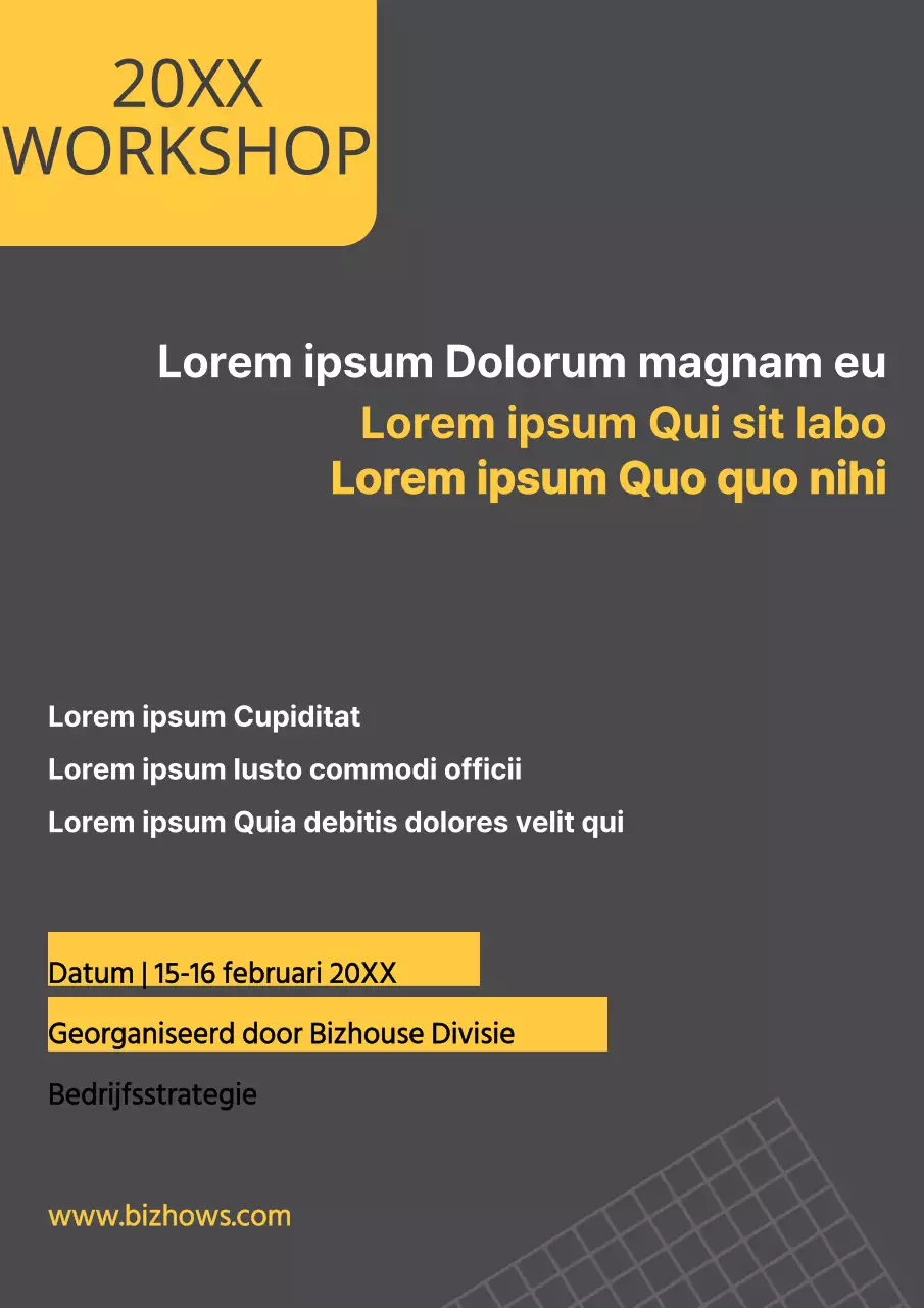 Workshops eerste helft