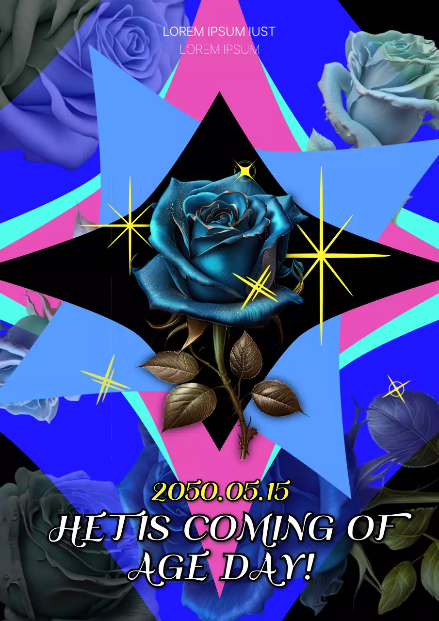 Blue Rose viering volwassenwording