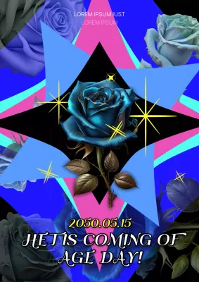 Blue Rose viering volwassenwording