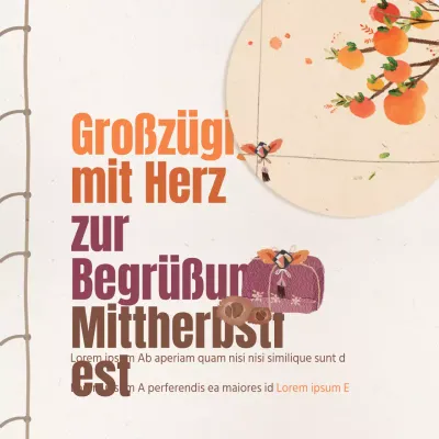 Eine großzügige Wochenmitte