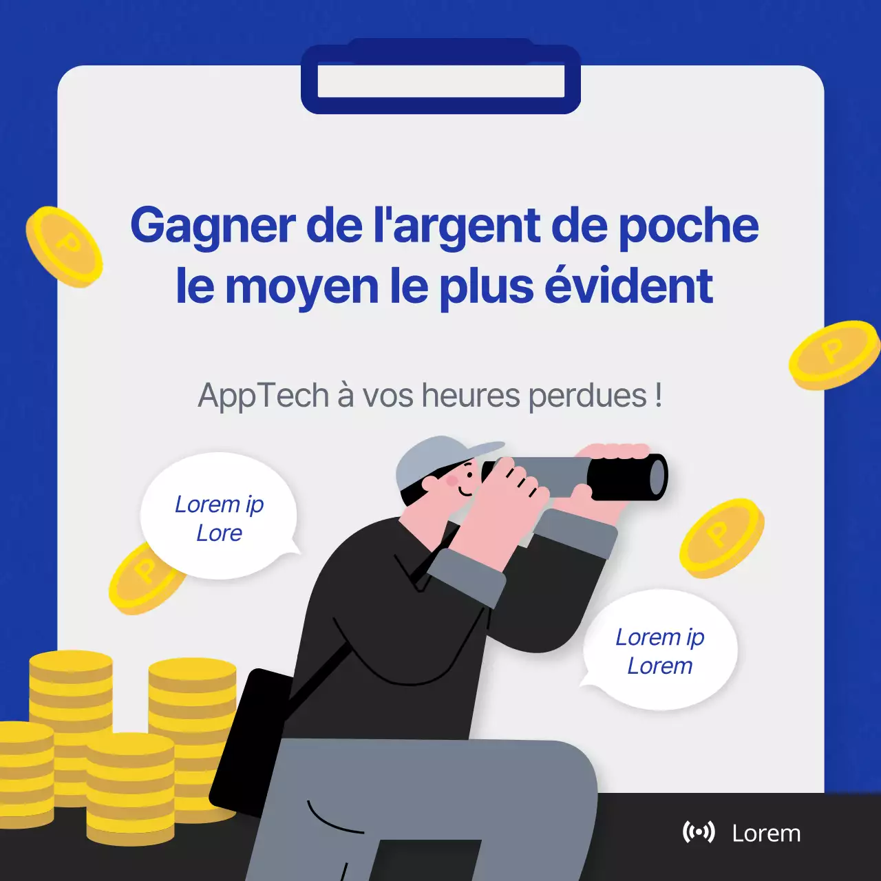 Blue and Yellow's College Life AppTech Tips description de la chaînea