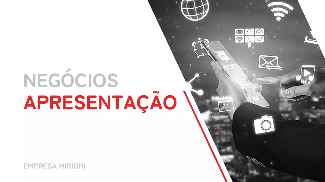 Apresentação de relatórios empresariais