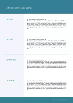 Une lettre de motivation verte, propre et directe